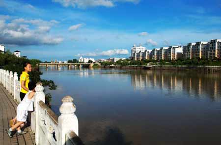 河南潢川夏日美景如詩如畫