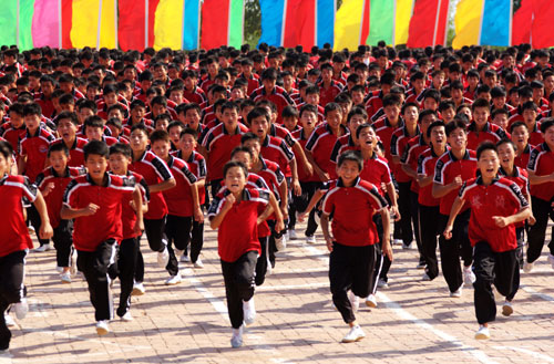 萬名少林小子獻藝中國文化遺產日