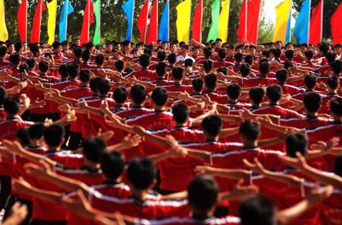 萬名少林小子獻藝中國文化遺產日