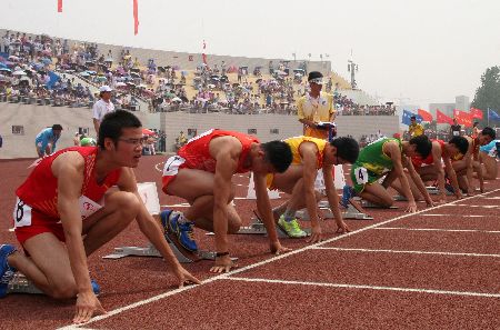 河南省第十七屆大運會開幕(組圖)