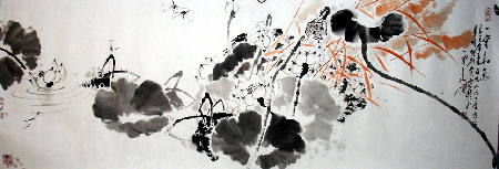 朱風(fēng)暴：齊派畫(huà)風(fēng)下筆有（組圖）