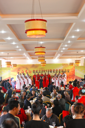 河南修武“福壽宴”依依 孝風綿長