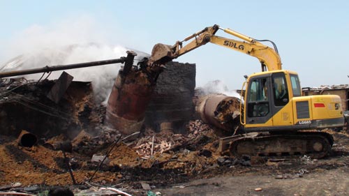 汝州市徹底取締違法小煉油場所