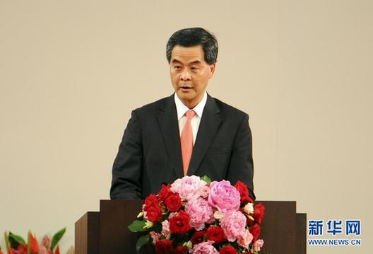 胡錦濤出席慶祝香港回歸祖國15周年大會暨香港特區第四屆政府就職典禮