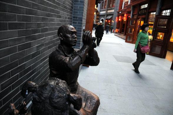 哈爾濱“關東古巷”重溫老東北民俗風情