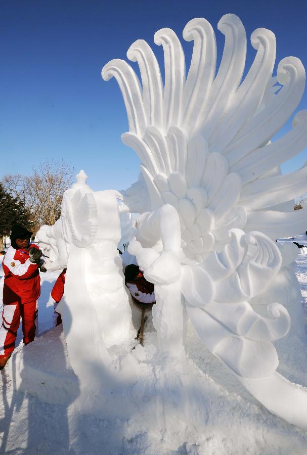 哈爾濱國際雪雕比賽落幕