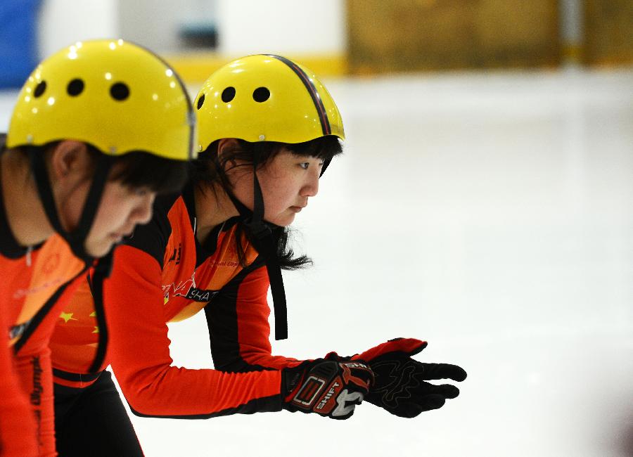 中國特奧速滑隊備戰世界冬季特奧會