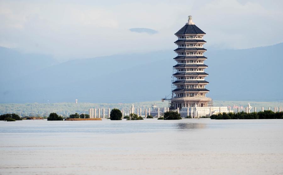 直擊洪水“侵襲”下的黑瞎子島
