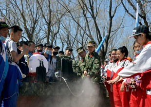 武警黑河森林支隊“萬名學生進警營”防火宣傳活動啟動