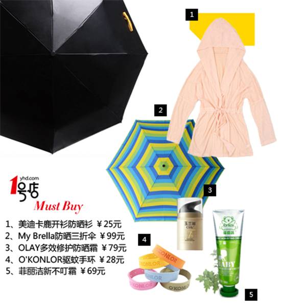 1號店助你省錢戰酷暑 夏日必備良品大讓利