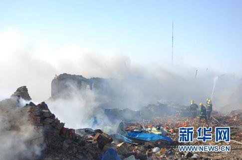 吉林白城一鞭炮庫發生爆炸造成兩死四傷