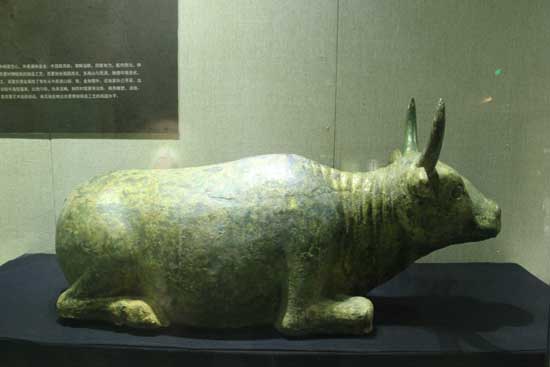 國寶級文物“鎏金銅牛”亮相長春 再現西夏兩世紀輝煌歷史