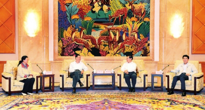 推動吉林加快振興 王儒林巴音朝魯黃燕明會見王忠禹