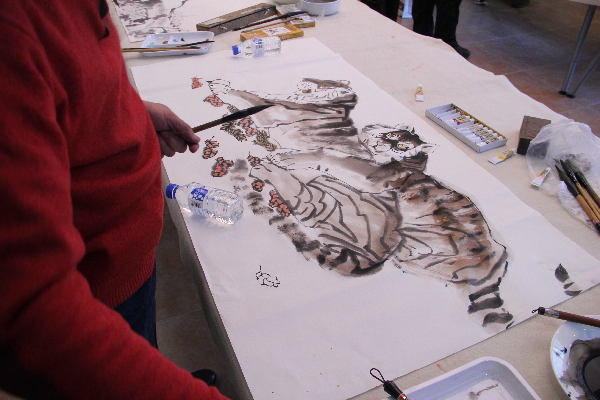 2013瓦薩滑雪節書畫筆會舉行