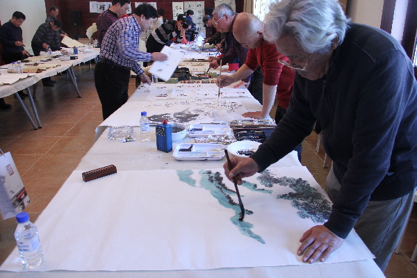 2013瓦薩滑雪節書畫筆會舉行