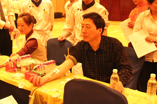 長春開元名都組織員工無償獻血活動