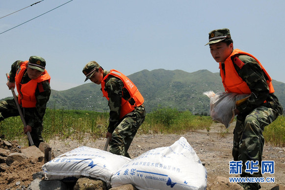 浙江溫州開展防汛抗臺演練