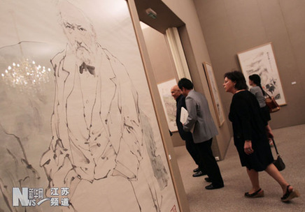 范曾畫展揭開巴黎江蘇文化年南通文化節帷幕