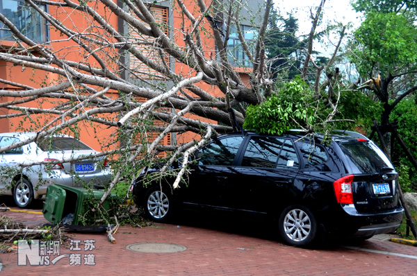 “達維”襲擊連云港