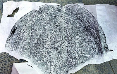 棲霞山舍利塔保養時 意外發現“飛天