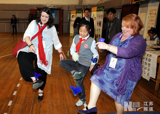 南京“漢推”論壇:外國教師體驗中國民間文化