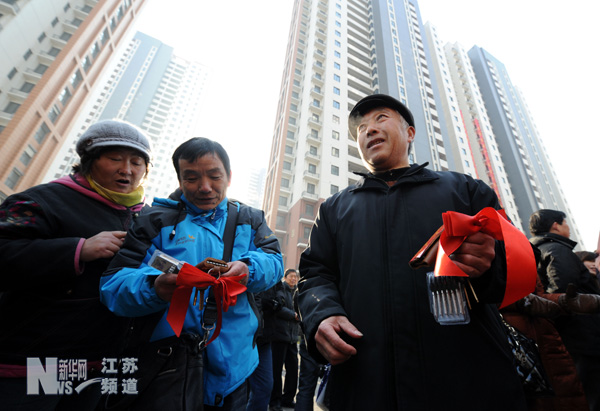 南京大型保障房片區交房