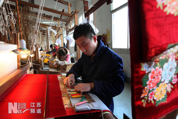 南京6名聽障人員順利就業(yè)云錦研究所