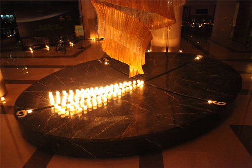 “2013地球一小時”活動在南京世茂濱江希爾頓舉行