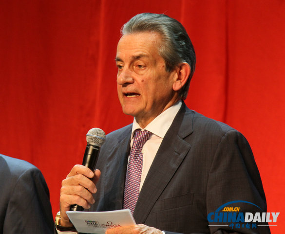 歐米茄細數分秒 邁向激情時刻 <BR>2014南京青年奧運會倒計時一周年慶典在寧舉辦