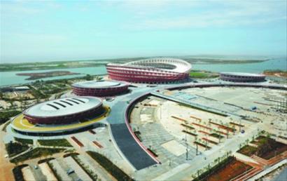 盤錦體育中心竣工