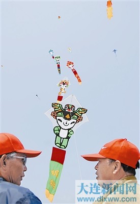大連：且看風箏斗“炫”（圖）