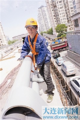 大連東北路橋主體昨日完工進入“養生”期(圖)