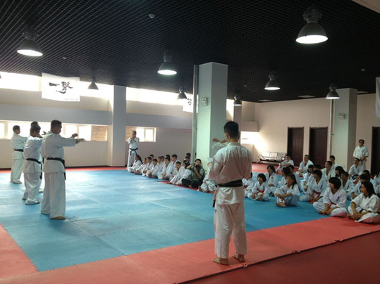 亞洲空手道大師赴孤兒學(xué)校授課