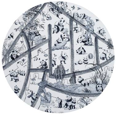 藝術家岳敏君首次在成都辦個展