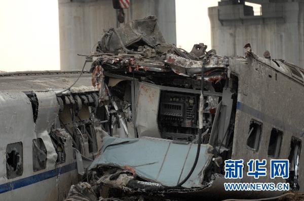 【溫州動車事故】事故現場清場接近尾聲