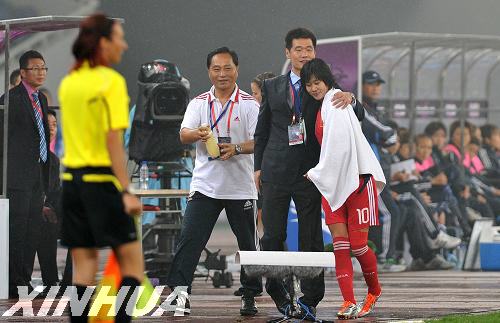 奧運會女足亞洲區(qū)預選賽：中國隊不敵日本隊