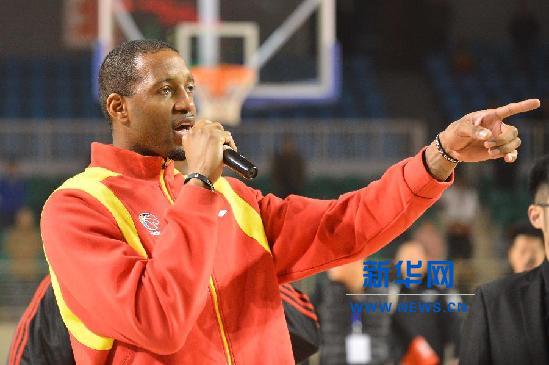 籃球——麥迪返場(chǎng)安撫球迷