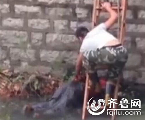 濟南西工商河中驚現女尸 身份不明警方正在調查