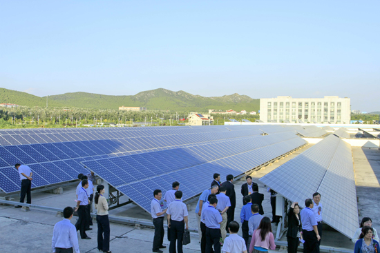全國最大太陽能綜合應用科技工業園在山東力諾集團落成
