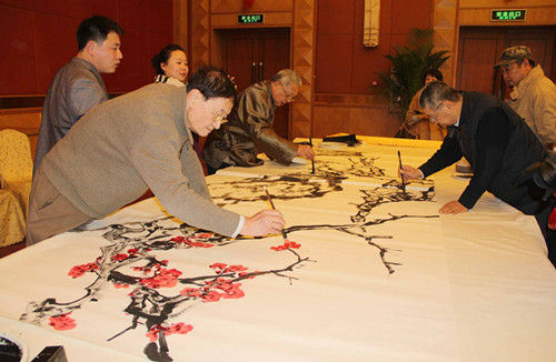 第六屆中國(濰坊)文化藝術展示交易會開幕 海內外千余名知名藝術家齊聚山東濰坊