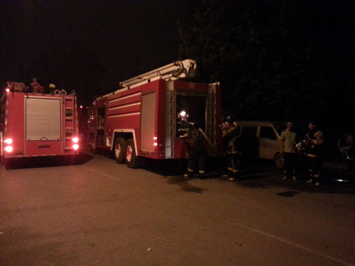 濟南市一家具廠發生火災