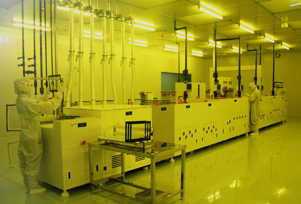 中國大陸首條大尺寸OGS觸控屏生產線在濟南投產