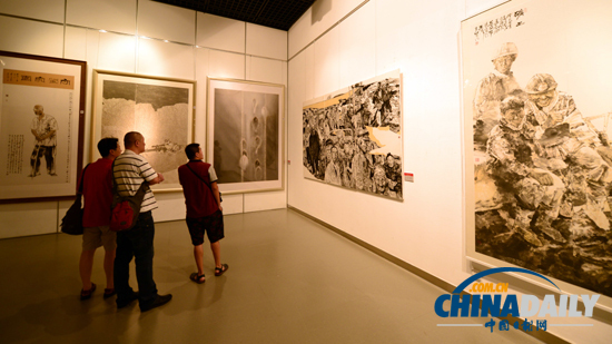 “十藝節全國優秀美術作品展覽山東預選作品展暨山東省重大歷史題材美術創作工程作品展覽”開幕