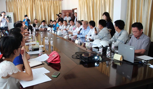 世界最大的新一代超深水半潛式鉆井平臺(tái)在山東煙臺(tái)開工