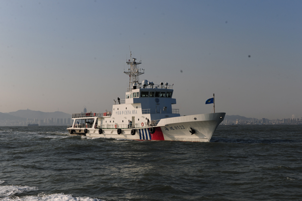 煙臺海事兩艘巡邏船雙雙列編 全力保障春運水上交通安全