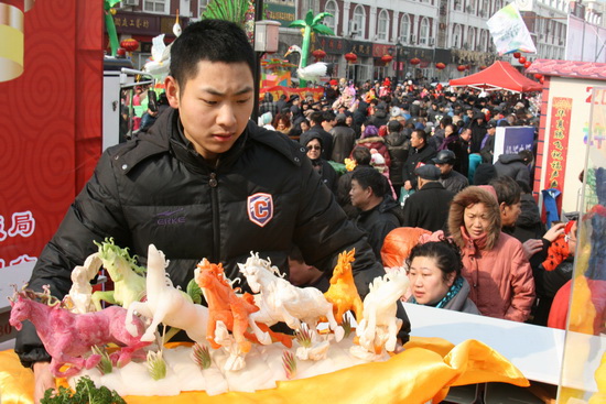 2014青島蘿卜•元宵•糖球會開幕 10天共舉辦文體經貿活動48項
