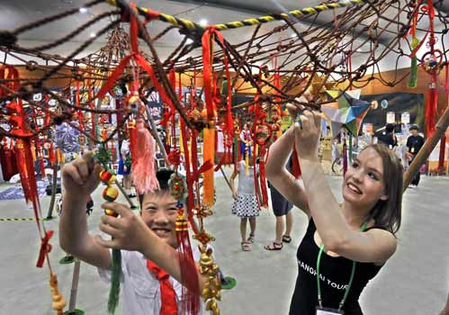 各國少年兒童在滬展示視覺藝術創意