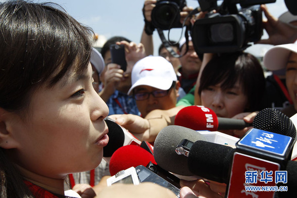 上海奧運(yùn)健兒凱旋