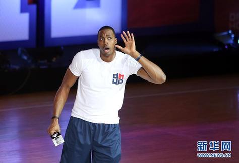 霍華德在上海與球迷互動