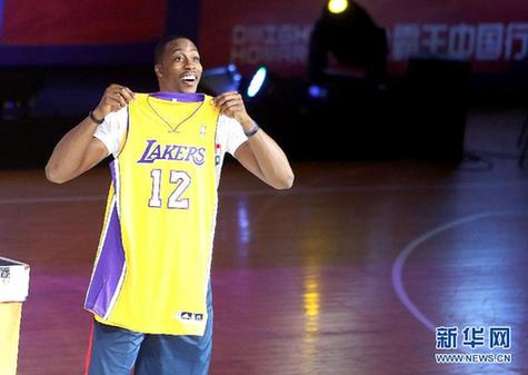 霍華德在上海與球迷互動